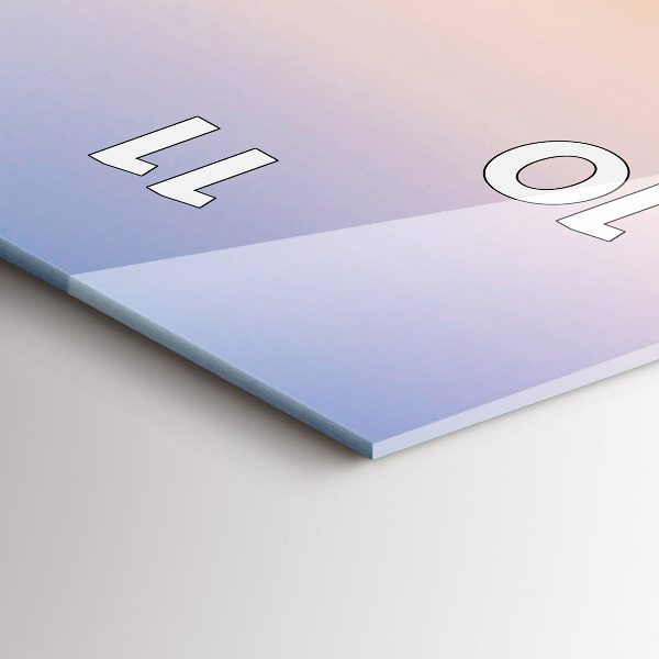 Vertikální nástěnné hodiny Mořská krajina