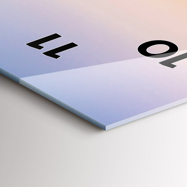 Vertikální nástěnné hodiny Mořská krajina