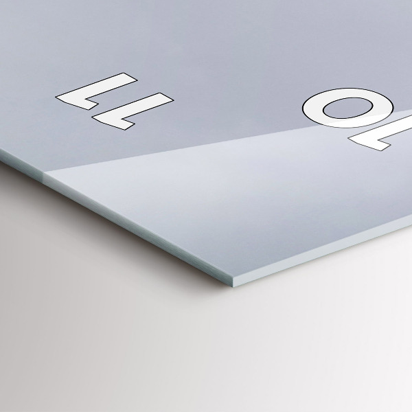 Vertikální nástěnné hodiny Socha Panny Marie v Lyonu