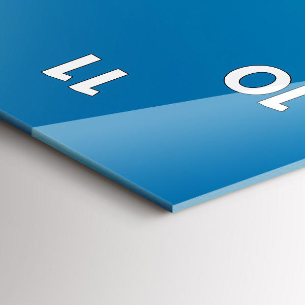 Vertikální nástěnné hodiny Útesy v Dubrovníku