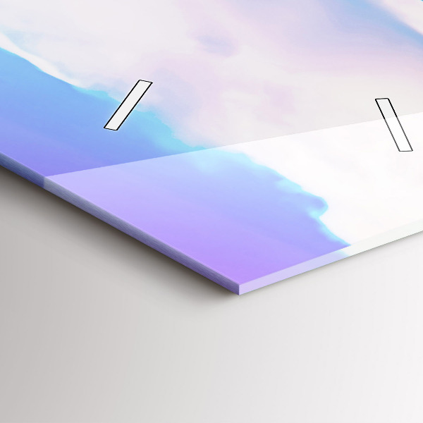 Vertikální skleněné hodiny Godafoss na Islandu