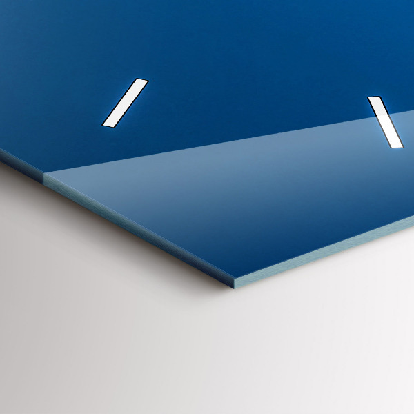 Vertikální skleněné hodiny Přístav v Marseille Francie