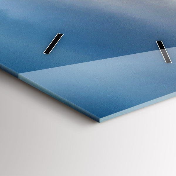 Vertikální skleněné hodiny Jezero Jokulsarlon Island