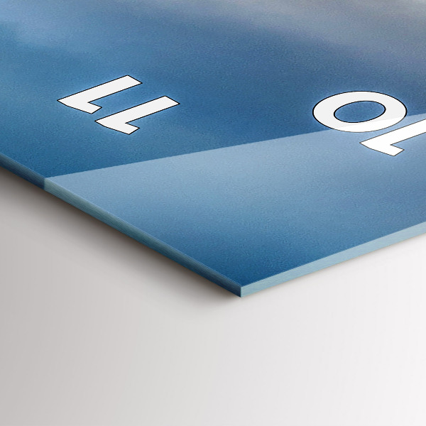 Vertikální skleněné hodiny Jezero Jokulsarlon Island