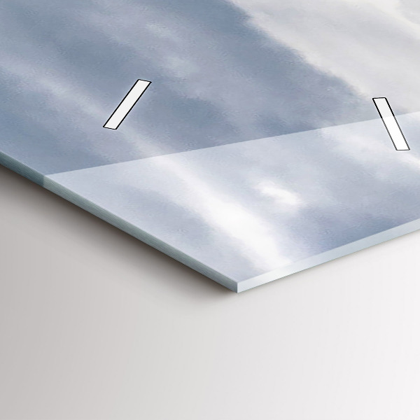 Vertikální skleněné hodiny Zámek Neuschwanstein