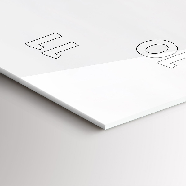 Vertikální skleněné hodiny Řeka Hamburk v Německu