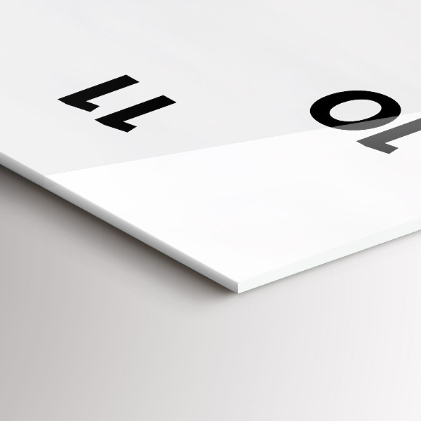 Vertikální skleněné hodiny Řeka Hamburk v Německu