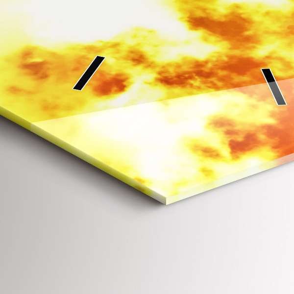 Vertikální skleněné hodiny Eiffelova věž v Paříži