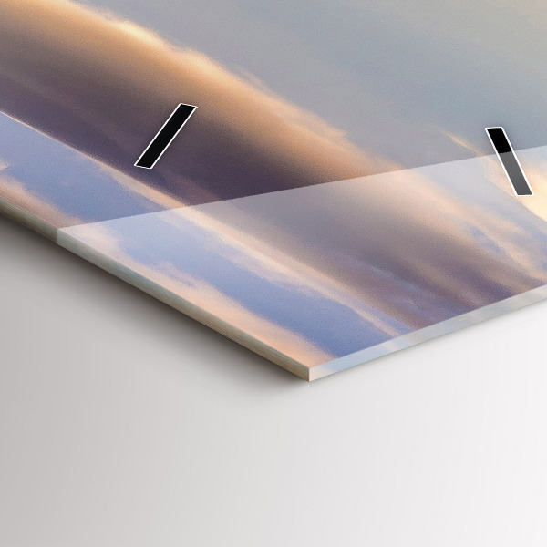 Vertikální skleněné hodiny Pieniny - Vysoký štít