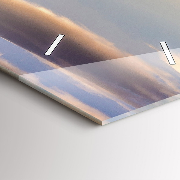 Vertikální skleněné hodiny Pieniny - Vysoký štít