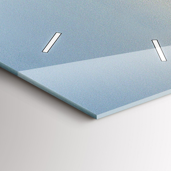 Vertikální skleněné hodiny Dovolená na pláži