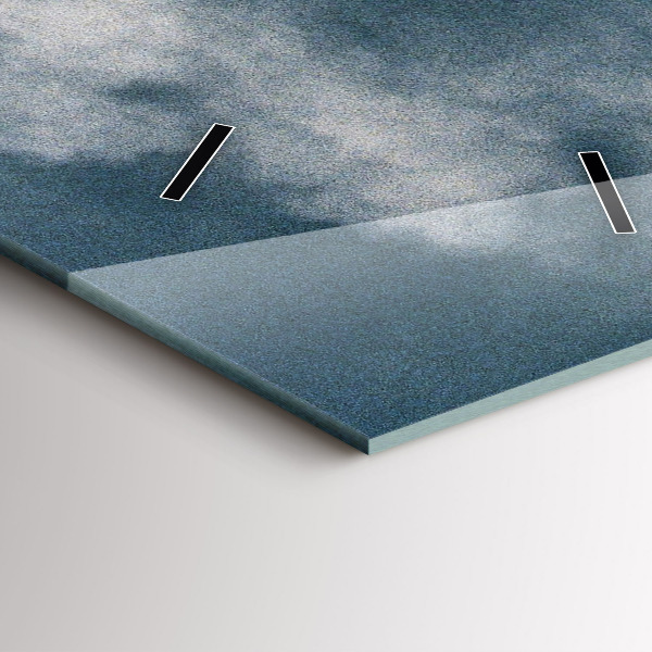 Vertikální skleněné hodiny Watzmannovy hory