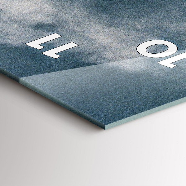 Vertikální skleněné hodiny Watzmannovy hory