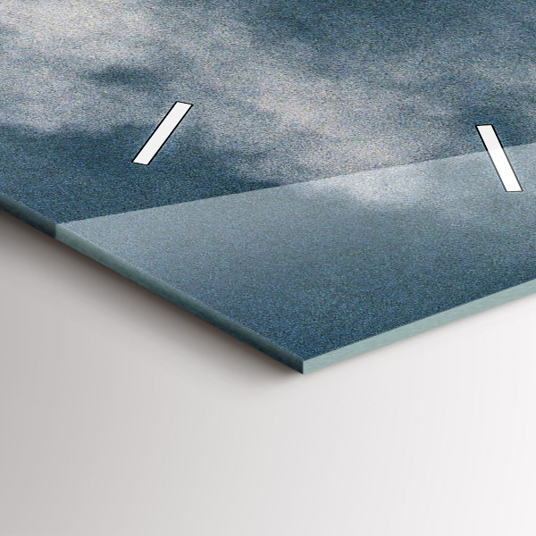 Vertikální skleněné hodiny Watzmannovy hory