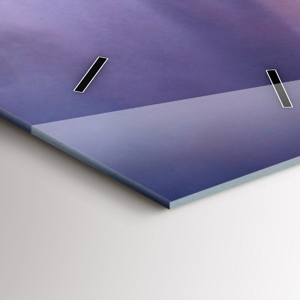 Vertikální skleněné hodiny Kamenná hlava