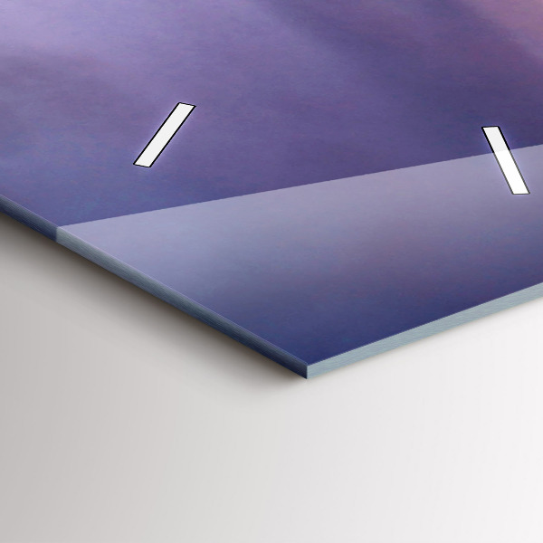 Vertikální skleněné hodiny Kamenná hlava