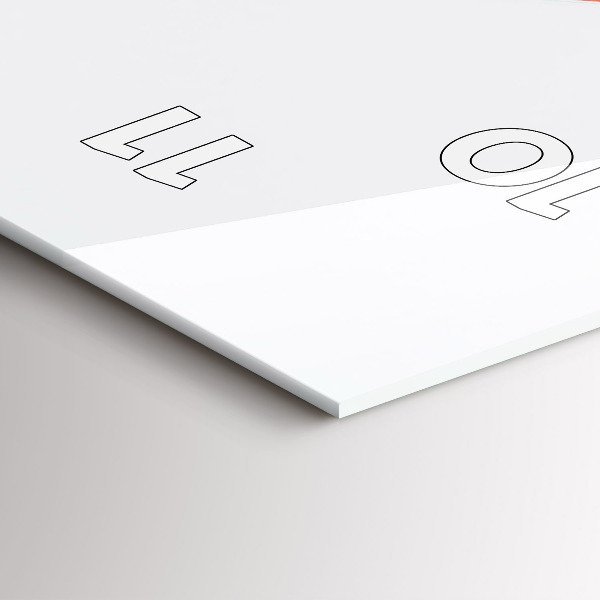 Vertikální skleněné hodiny Most Golden Gate