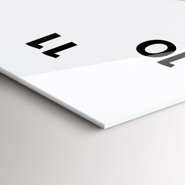 Vertikální skleněné hodiny Most Golden Gate