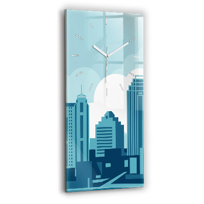 Vertikální skleněné hodiny Architektura v USA