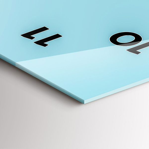 Vertikální skleněné hodiny Architektura v USA