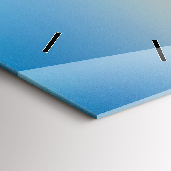 Vertikální skleněné hodiny Silnice v San Franciscu