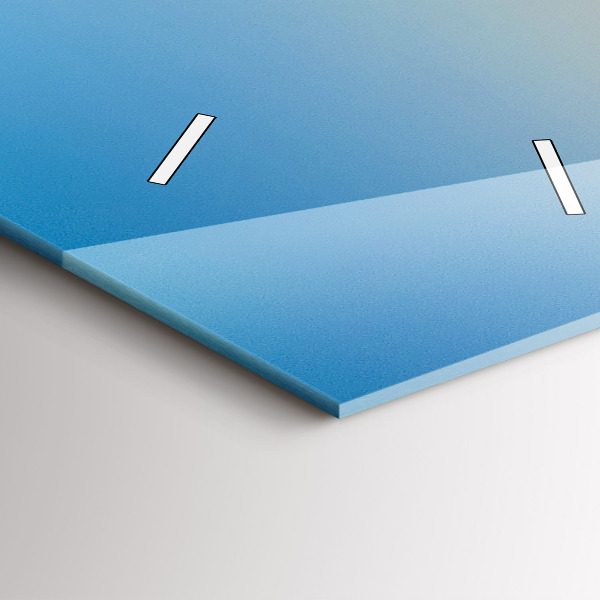 Vertikální skleněné hodiny Silnice v San Franciscu