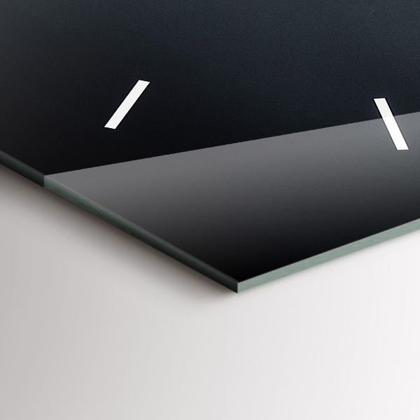 Vertikální skleněné hodiny Noční most v San Franciscu