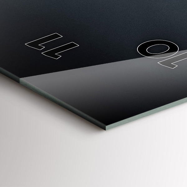 Vertikální skleněné hodiny Noční most v San Franciscu