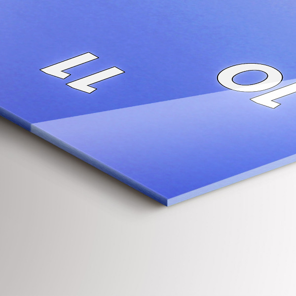 Vertikální skleněné hodiny Kalifornské jezero