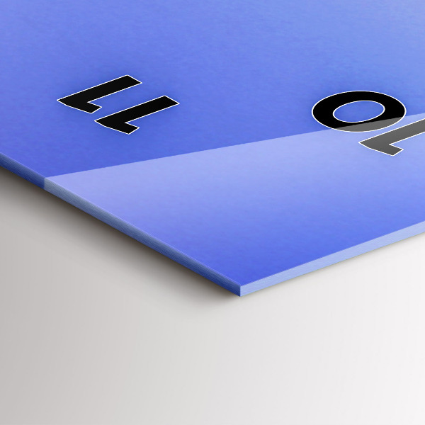 Vertikální skleněné hodiny Kalifornské jezero