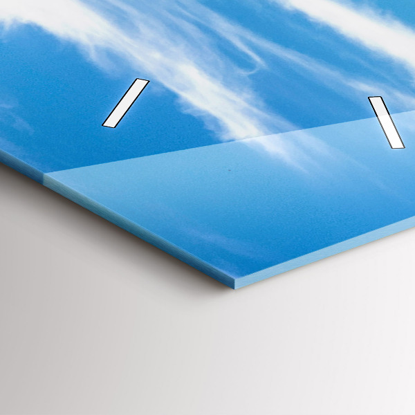 Vertikální skleněné hodiny Údolí Chamonix, francouzské Alpy