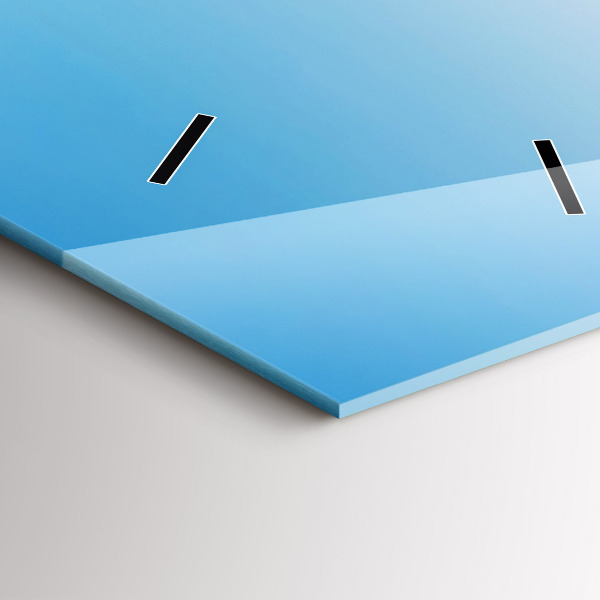 Vertikální skleněné hodiny Ledovec Mont Blanc Chamonix