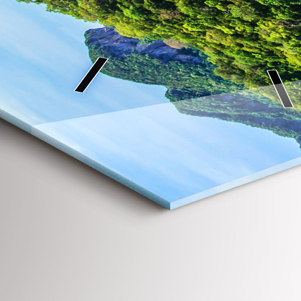 Vertikální skleněné hodiny Národní park Thajsko