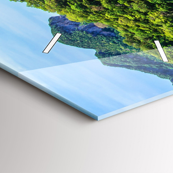 Vertikální skleněné hodiny Národní park Thajsko