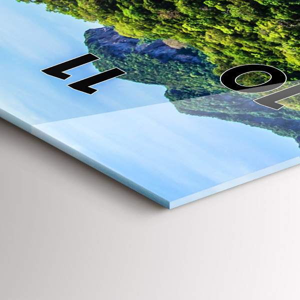 Vertikální skleněné hodiny Národní park Thajsko