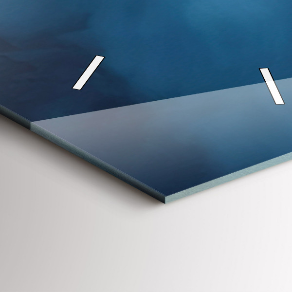 Vertikální nástěnné hodiny Stan v horách na Islandu