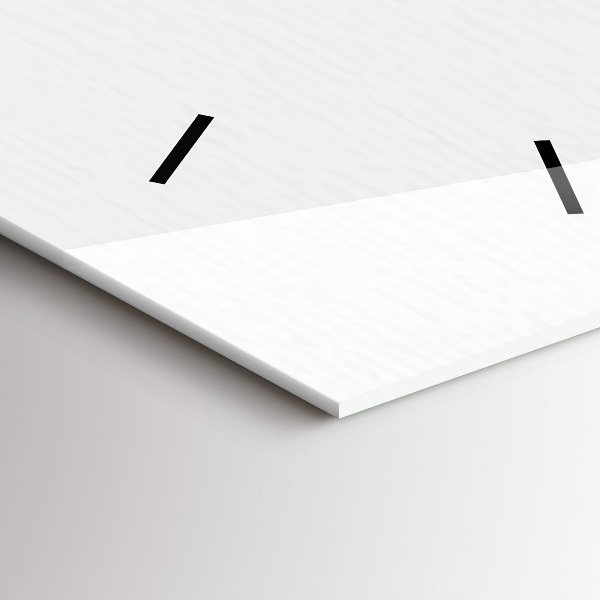 Vertikální skleněné hodiny Kreslené město