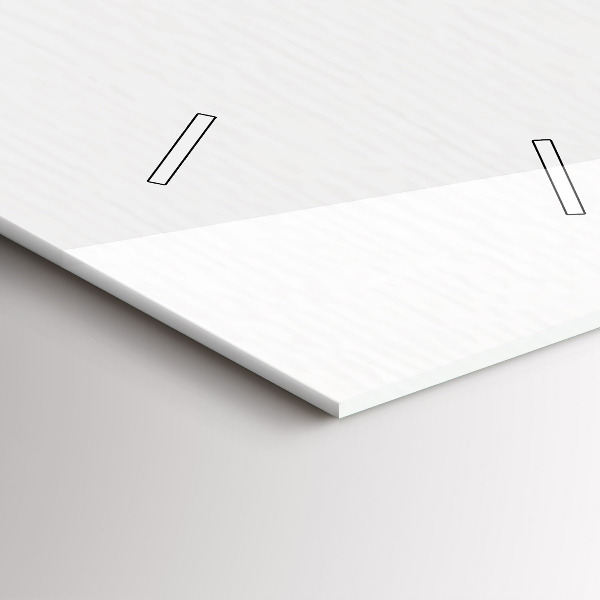 Vertikální skleněné hodiny Kreslené město