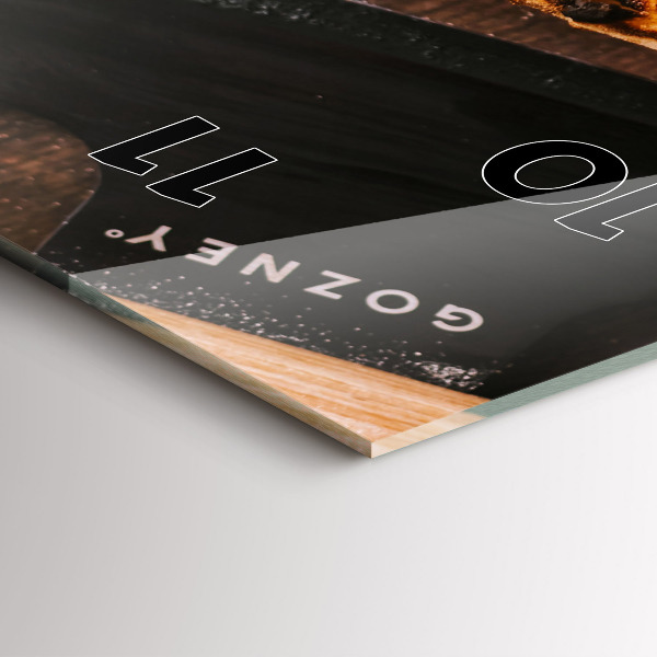 Vertikální nástěnné hodiny Italská pizza