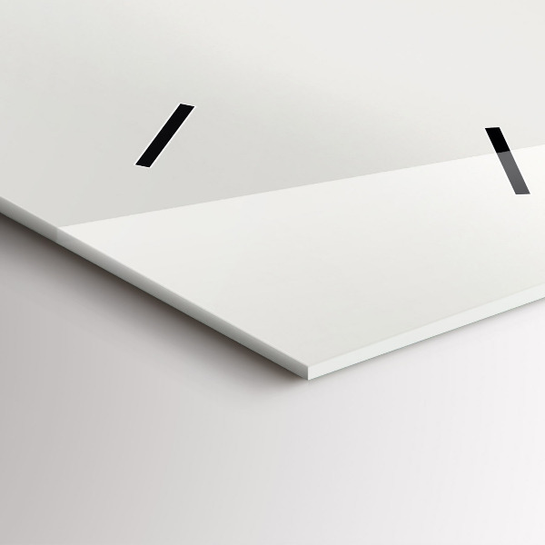 Vertikální nástěnné hodiny Lesní krajina