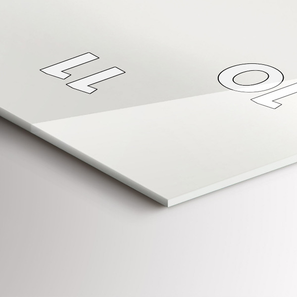 Vertikální nástěnné hodiny Lesní krajina