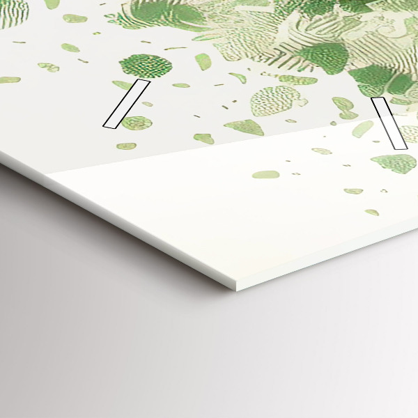 Vertikální nástěnné hodiny Velký strom příroda