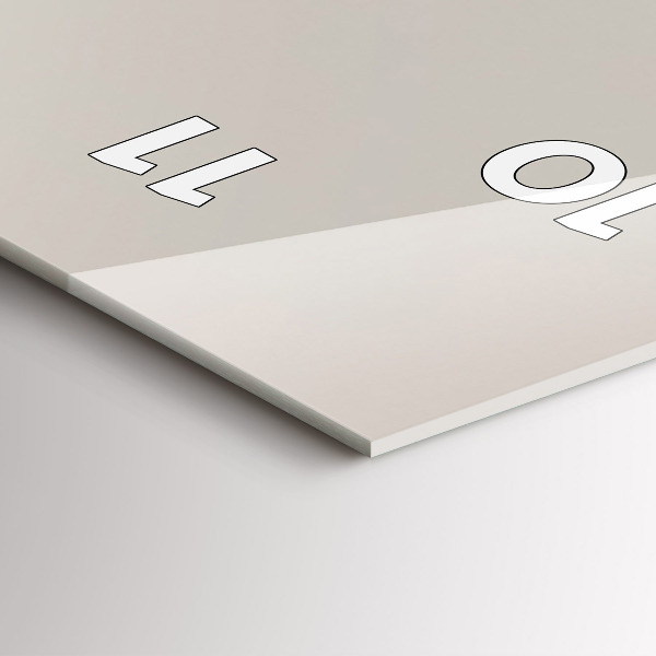 Vertikální skleněné hodiny Abstraktní zlaté hory