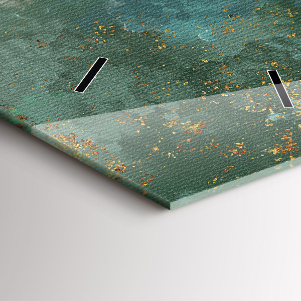 Vertikální skleněné hodiny Dekorativní vzor