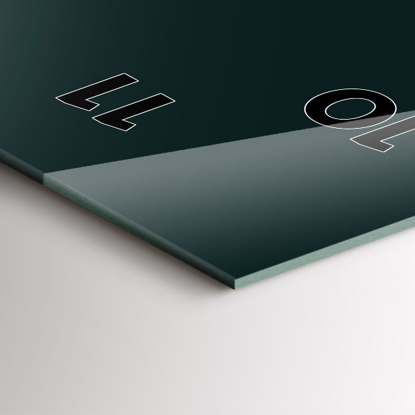 Vertikální skleněné hodiny Fotbalové hřiště