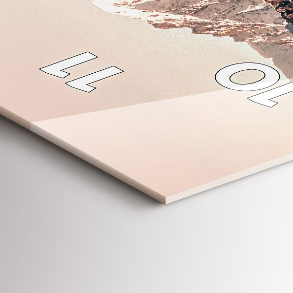 Vertikální skleněné hodiny Velryba ve vodě