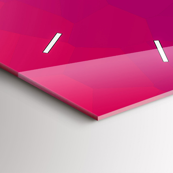 Vertikální skleněné hodiny Barevná abstrakce