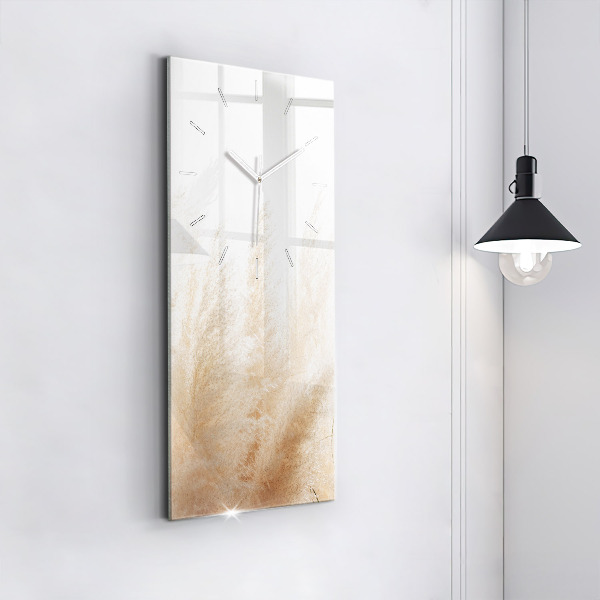 Vertikální skleněné hodiny Obilné klasy