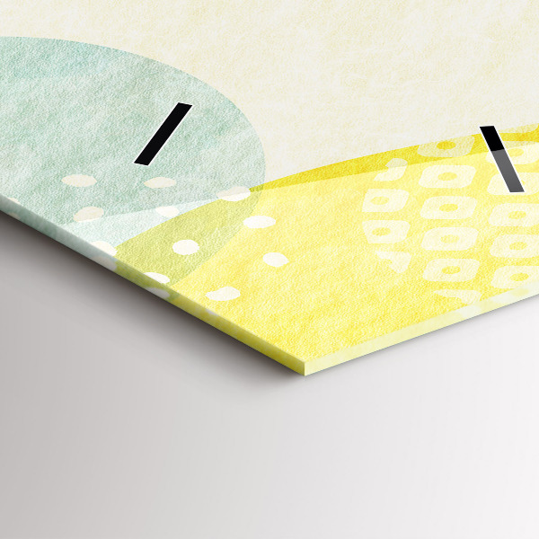 Vertikální nástěnné hodiny Rám se vzorem