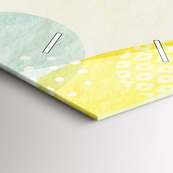 Vertikální nástěnné hodiny Rám se vzorem